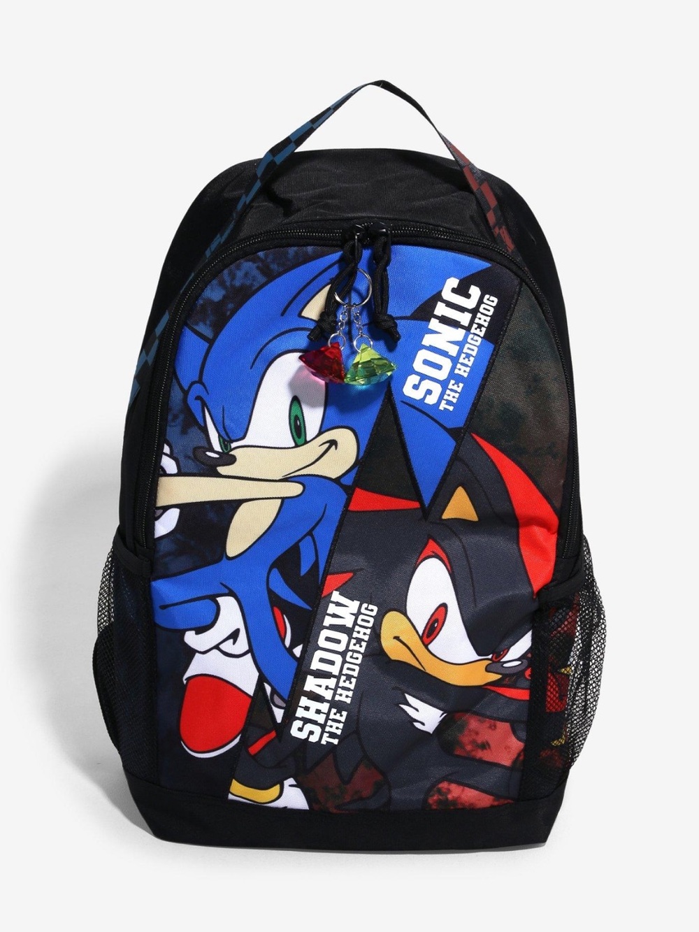 Bioworld sonic the hedgehog and shadow split backpack